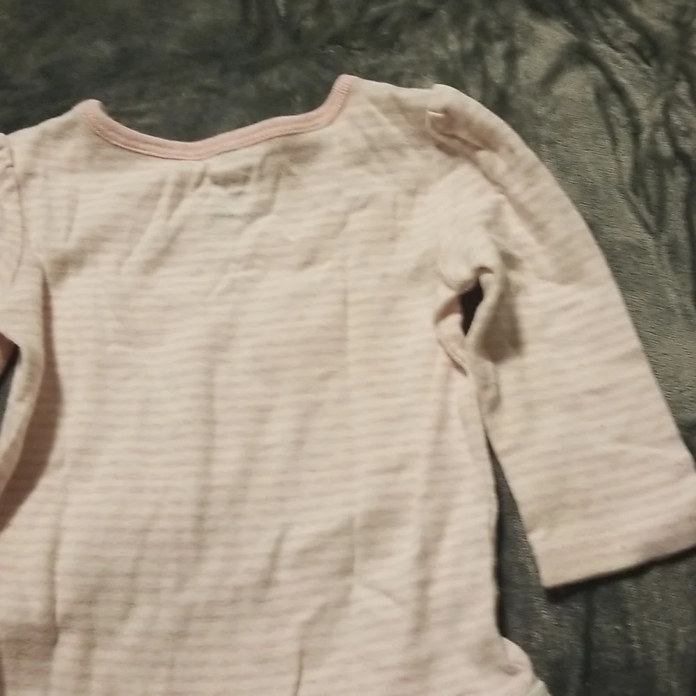 Baby B'Gosh Baby Girl's Stripe Long Sleeve Onesie